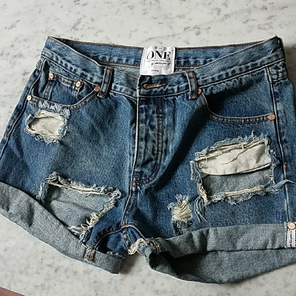One by one teaspoon Charger shorts